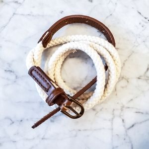 Nautical Skinny Rope Belt